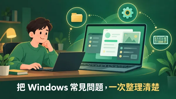Windows 大全集：從安裝重灌到日常設定一次整理