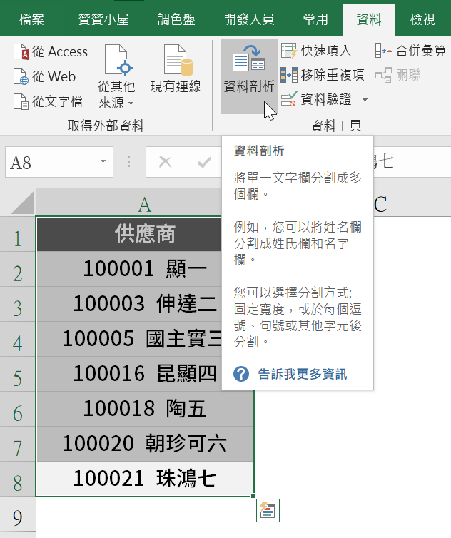 二、資料剖析