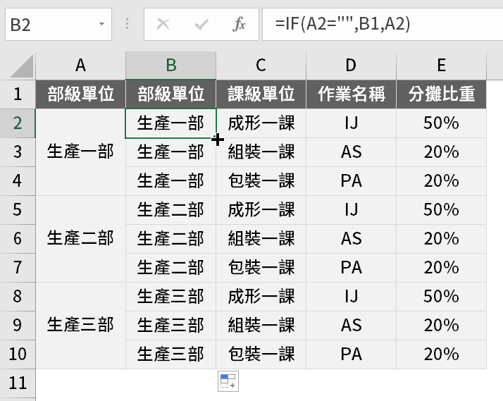 四、IF函數判斷公式