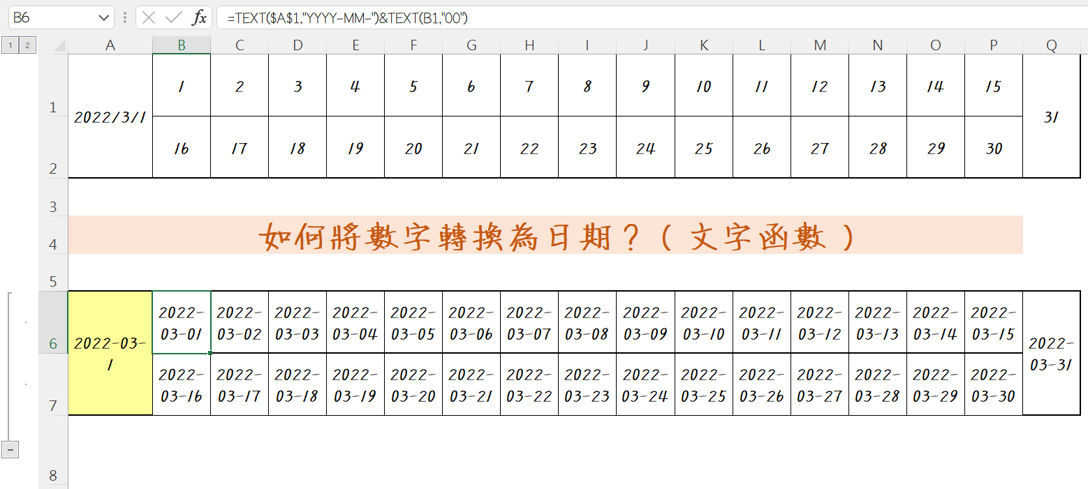文字函數合併