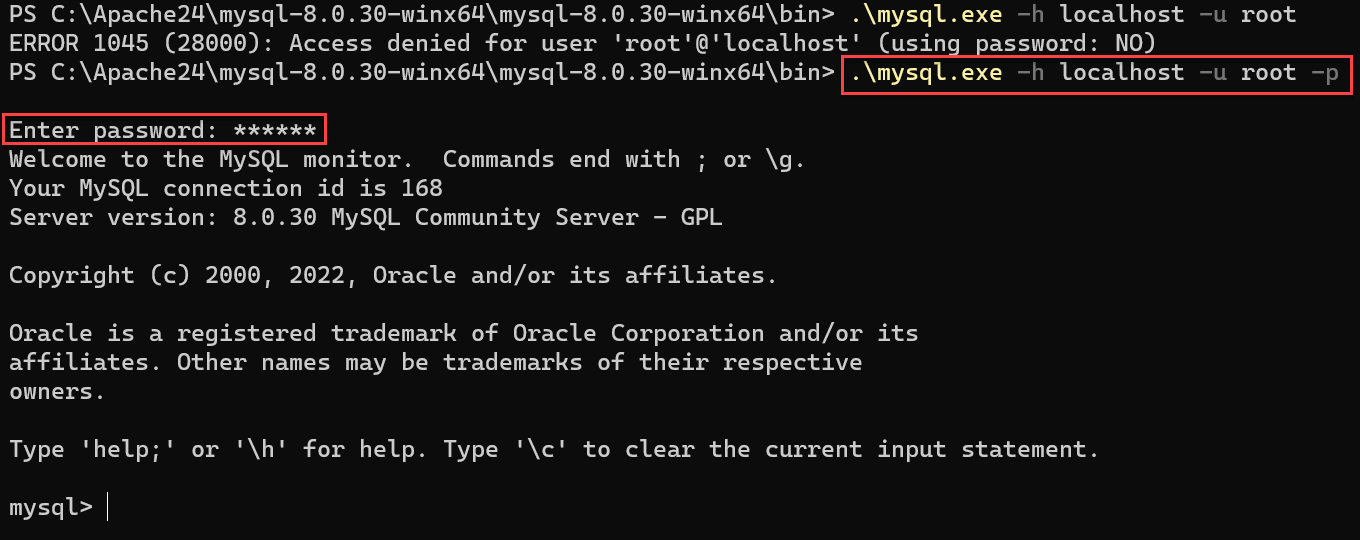 MySQL登入：root預設密碼，1個必學的設定命令