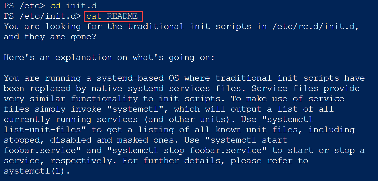 五、cat README