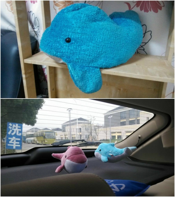 藍鯨魚布偶