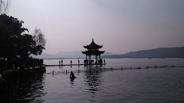 杭州西湖涼亭