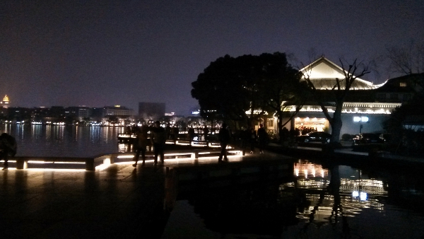 杭州西湖夜景 杭州西湖夜景