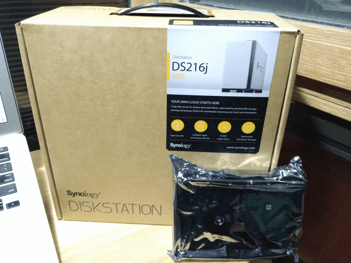 Synology雲端硬碟DiskStation DS216j