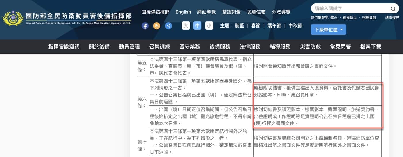 五、因事赴國外事由