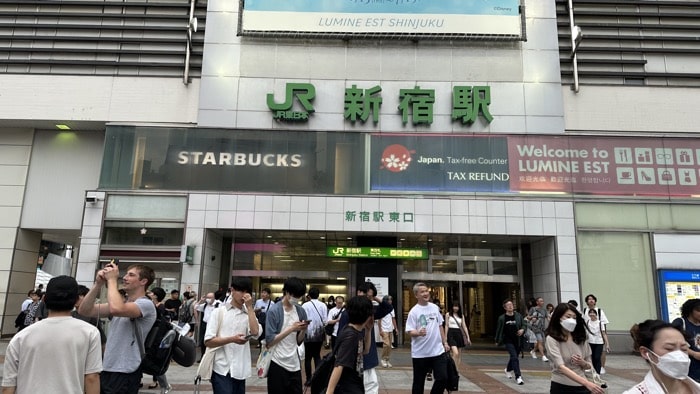 一、東京地鐵新宿站2