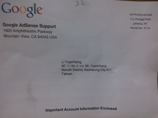 來自Google谷歌的一封信 來自Google谷歌的一封信