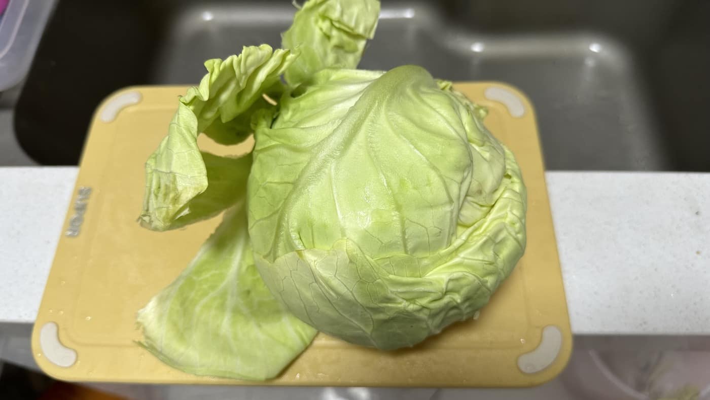 如何把菜洗乾淨：高麗菜外層剝棄