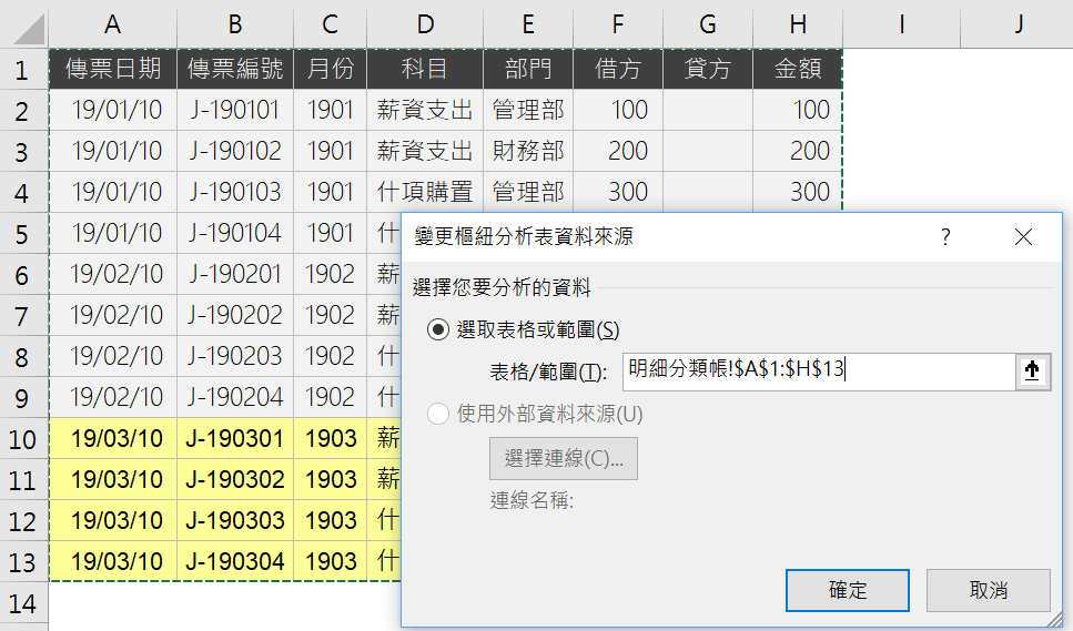 四、變更資料來源