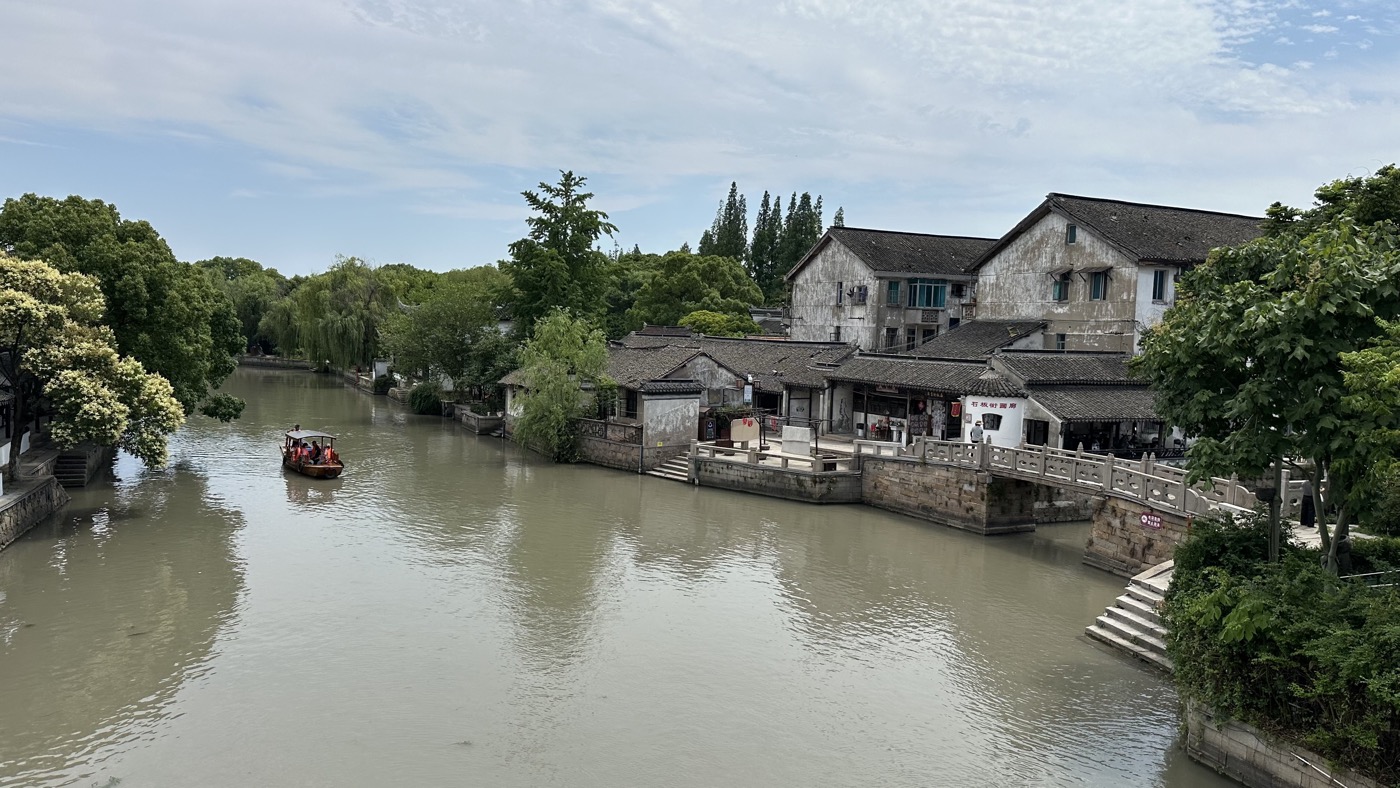 大陸昆山旅遊景點：到千燈古鎮看3橋邀月美景2