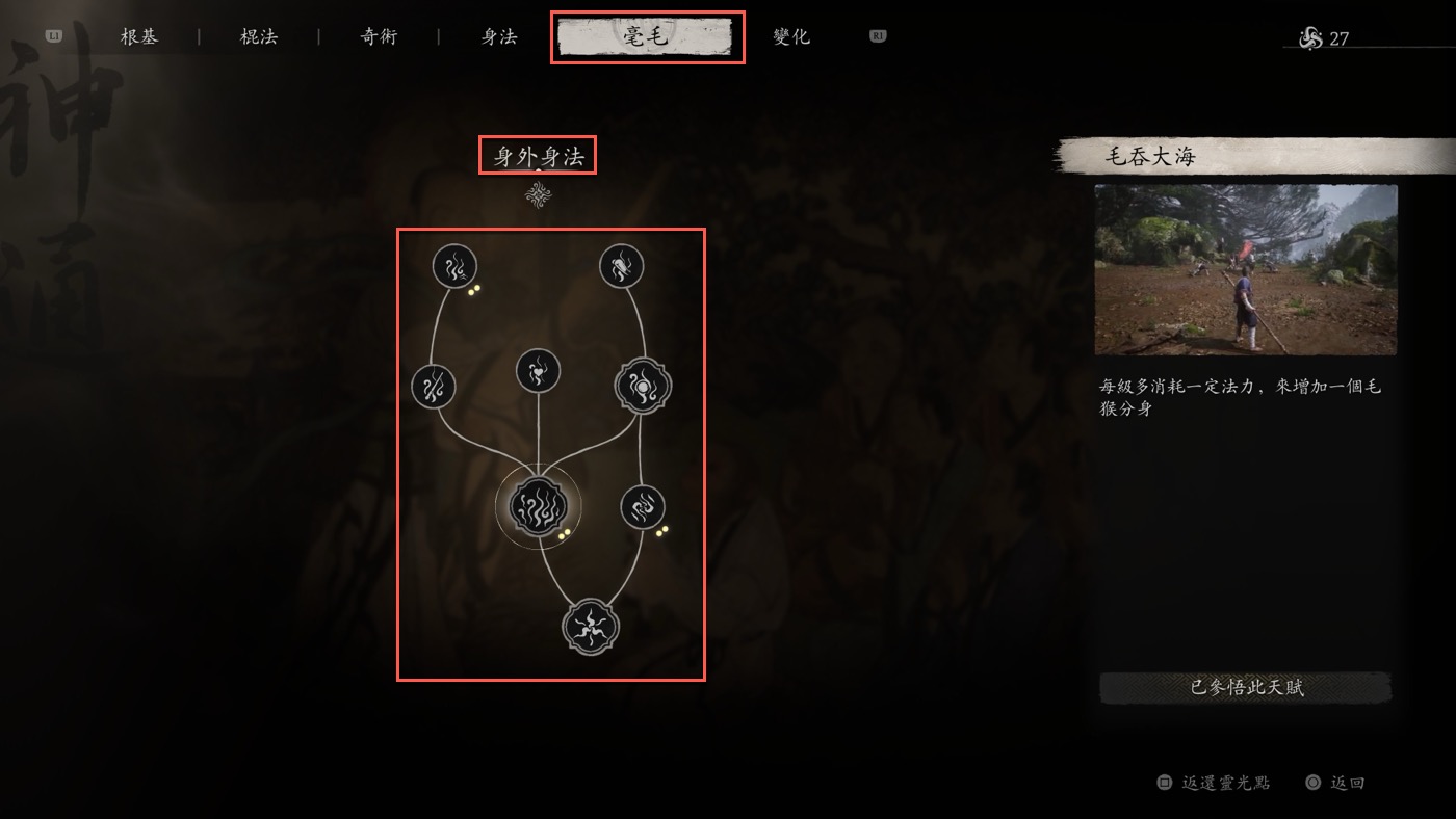 三、毫毛身外身法