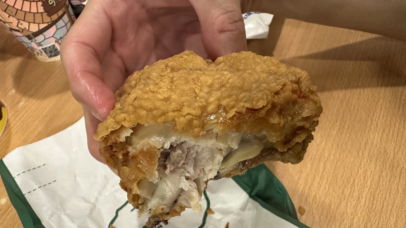 丹丹漢堡脆皮雞塊完整外觀