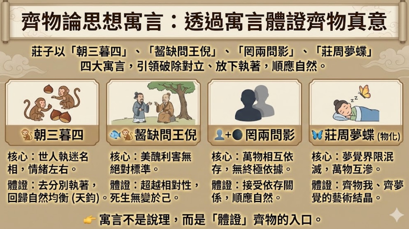 二、齊物論思想寓言