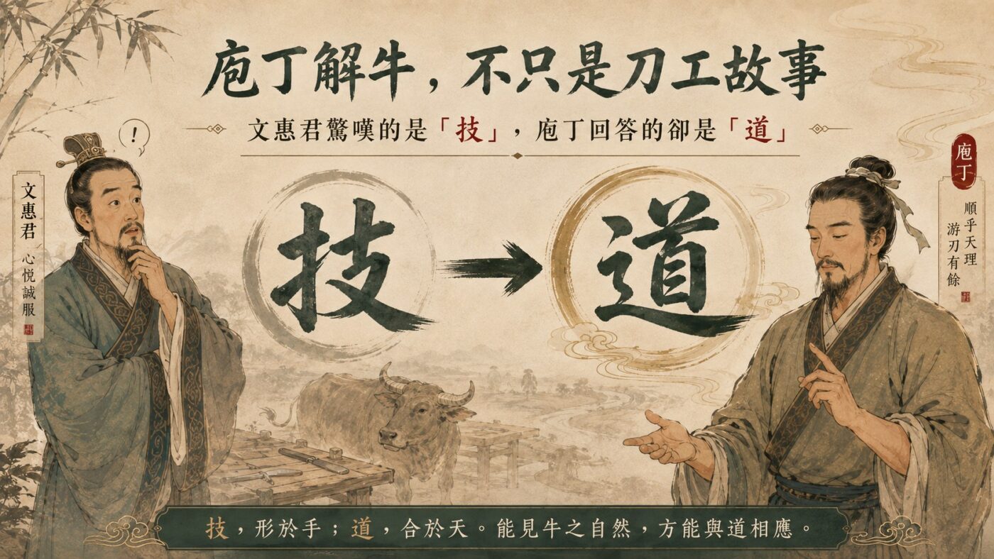 庖丁解牛是什麼？出自《莊子．養生主》 9