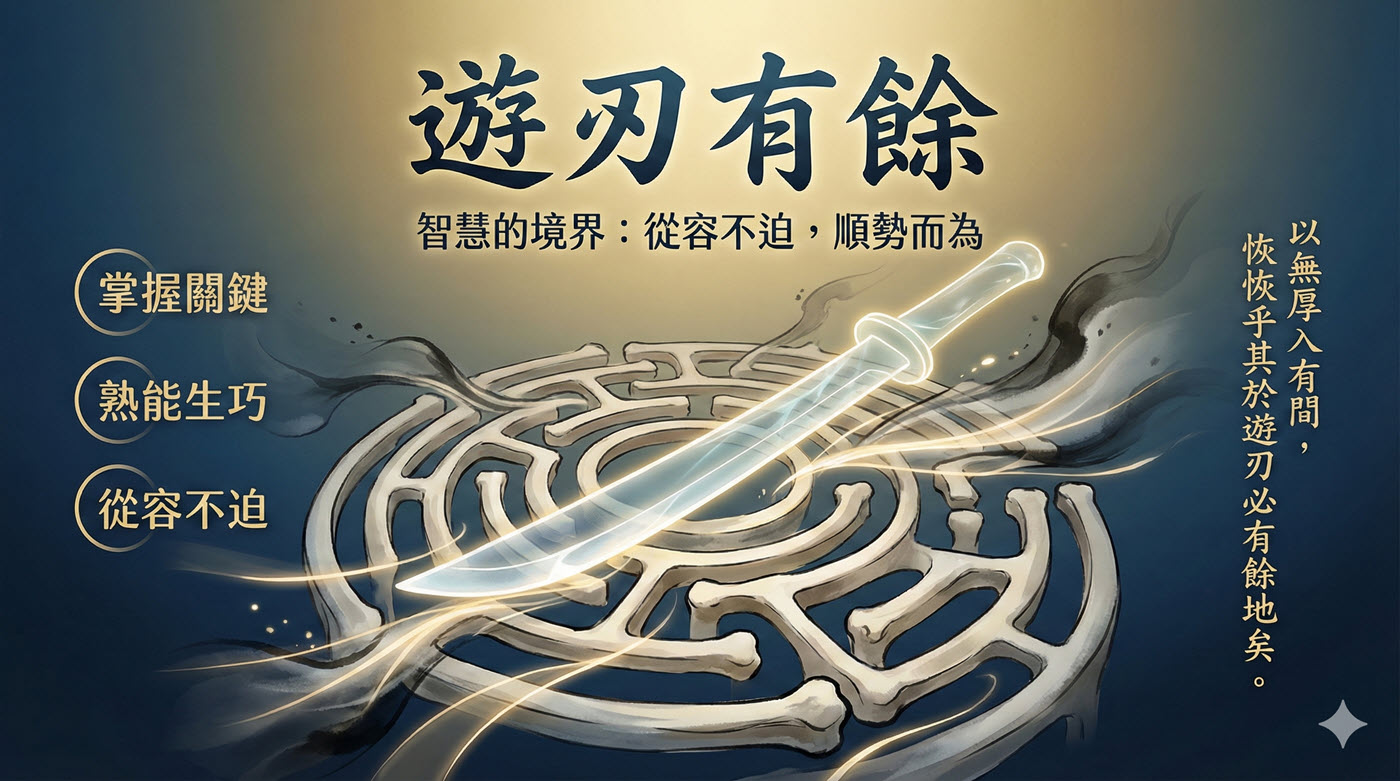遊刃有餘意思：2個成語糾正與遊刃有餘英文 