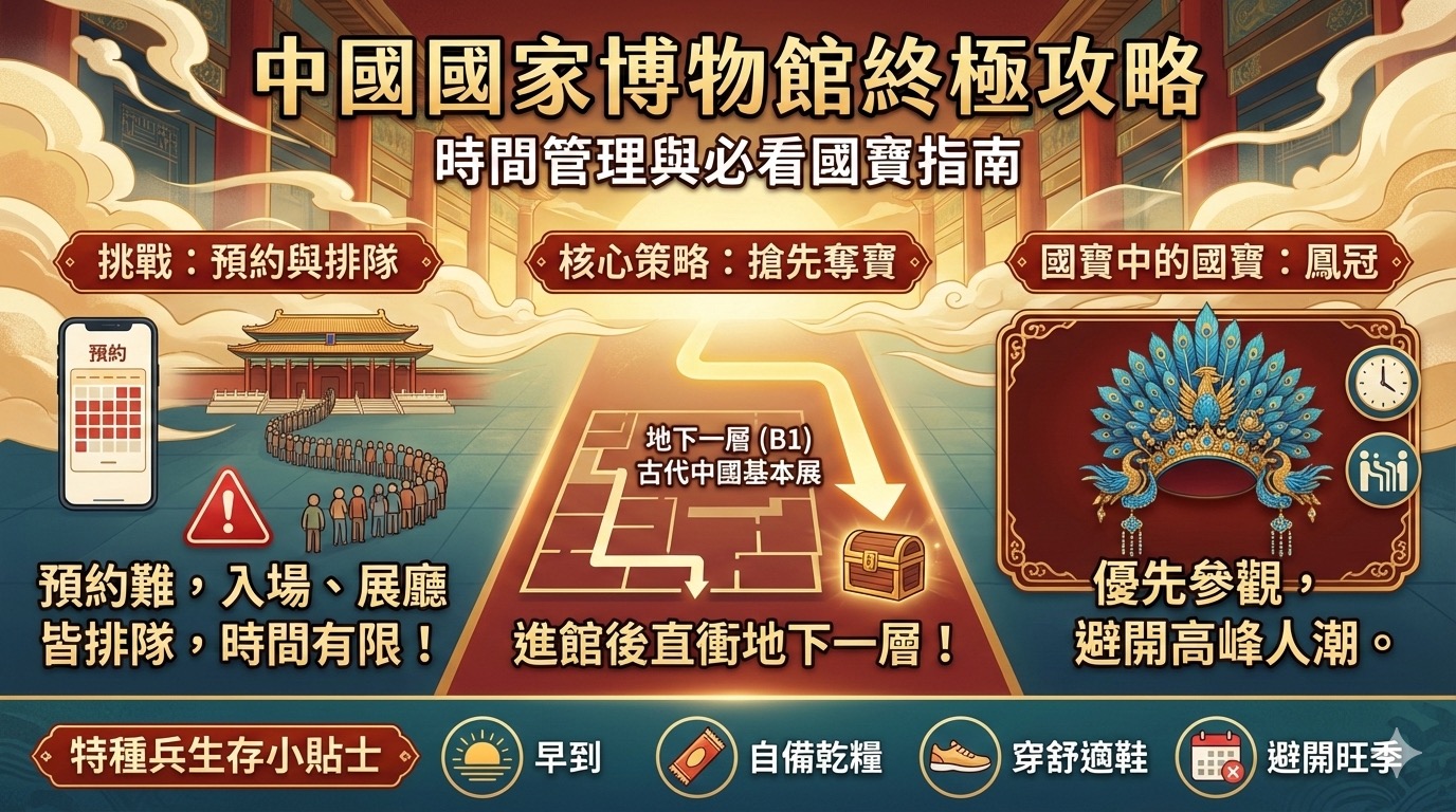 中國國家博物館攻略：北京行必看3大鎮館之寶