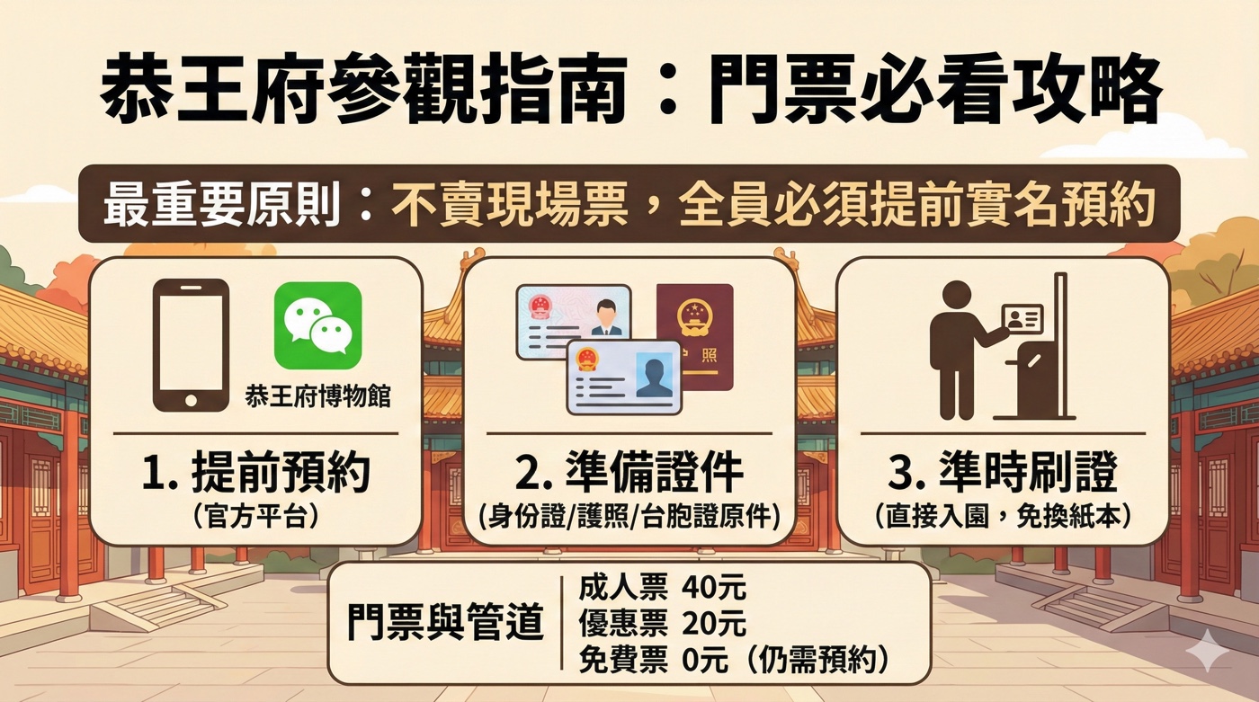 三、恭王府門票預約2