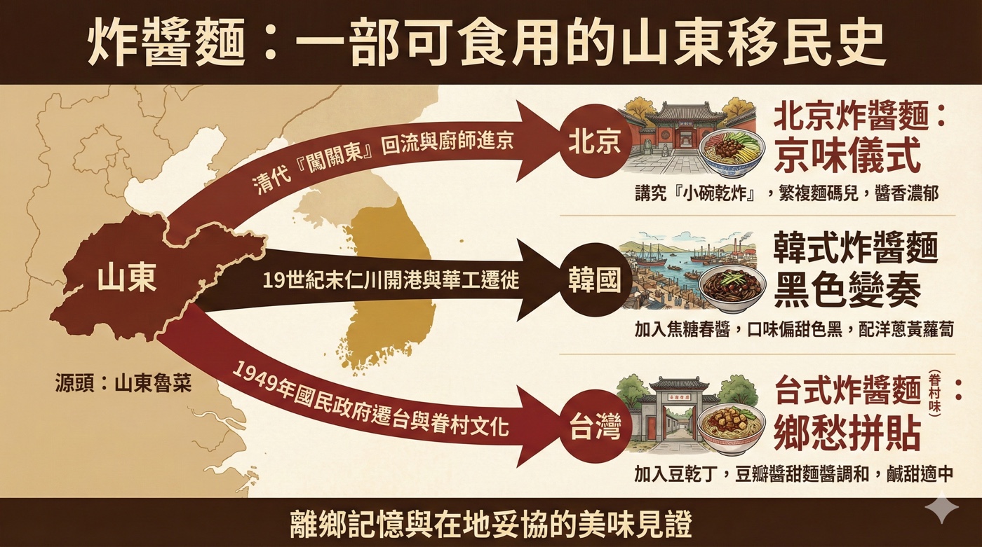 一、眷村炸醬麵由來
