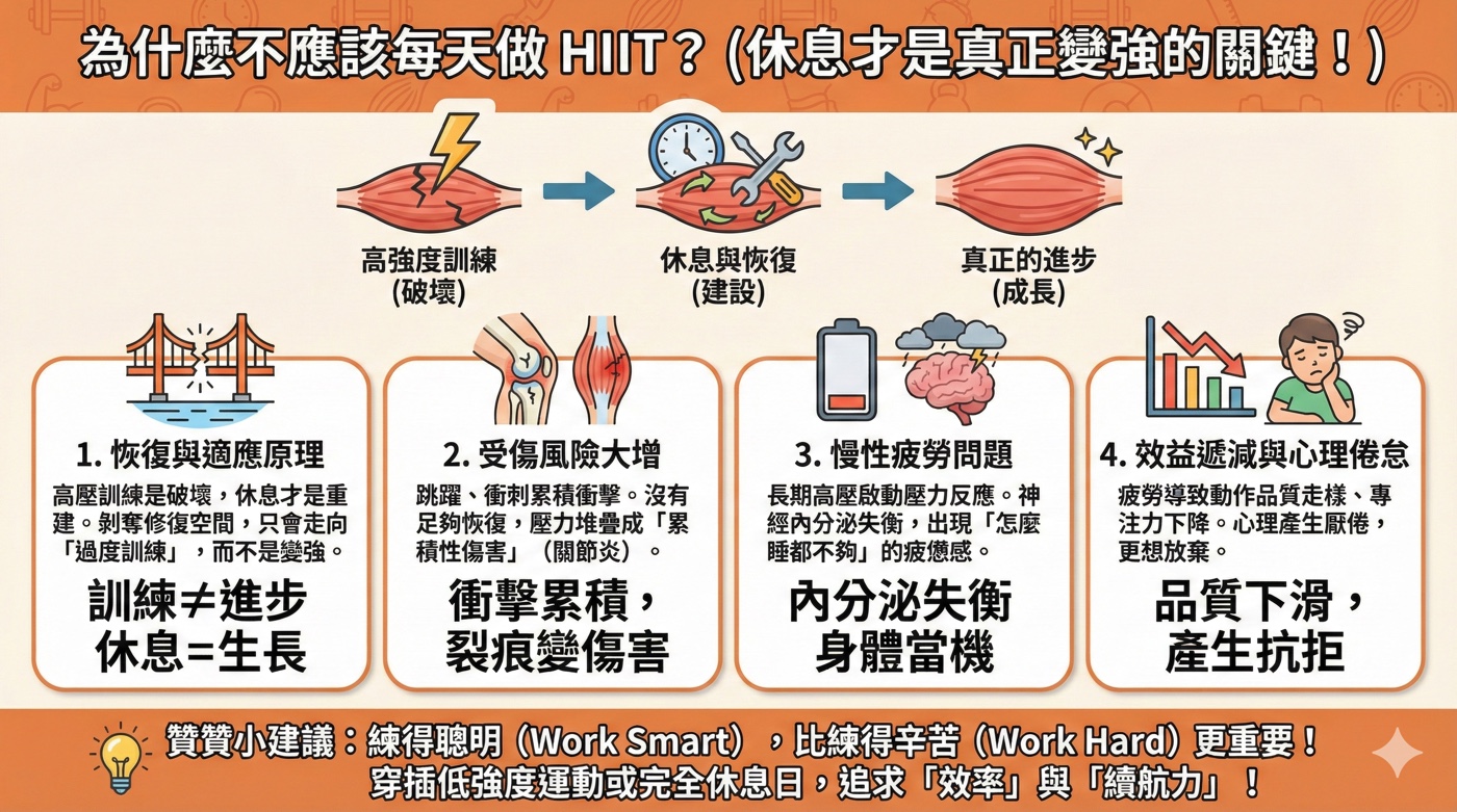 二、Hiit可以每天做嗎？