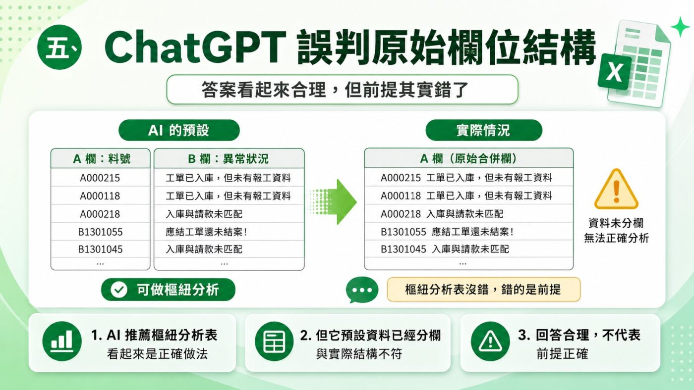 五、ChatGPT 誤判原始欄位結構 2