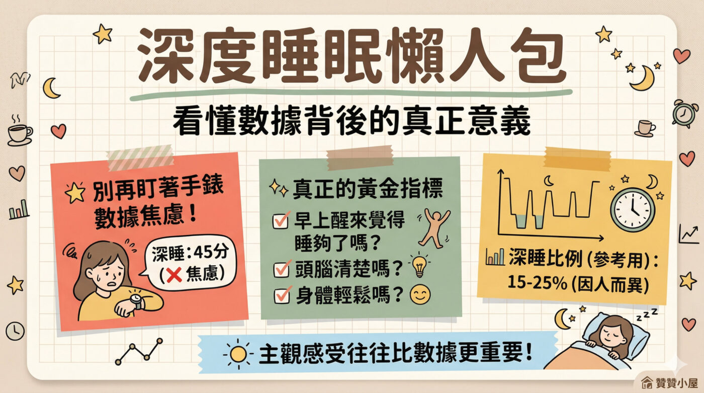 深度睡眠多久算正常？看懂數據背後真正意義