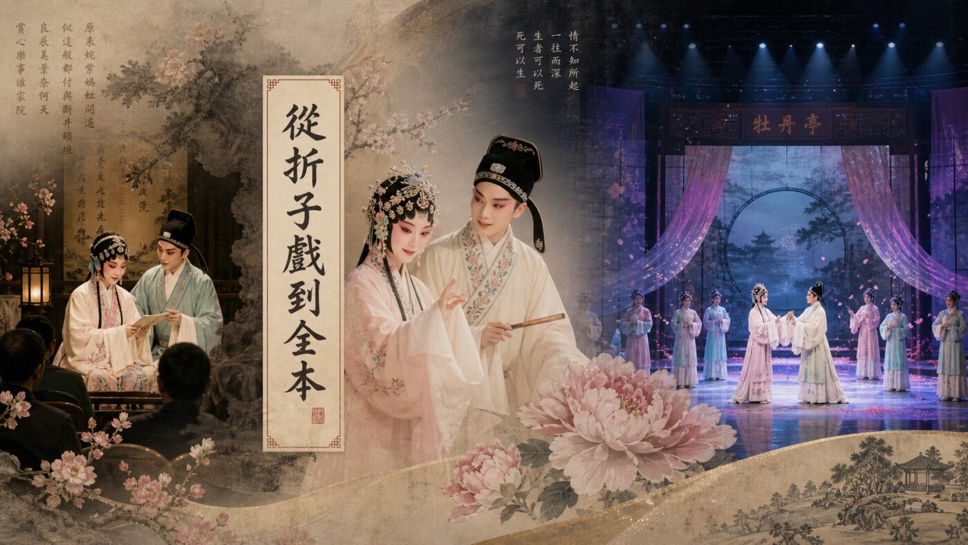 四、牡丹亭崑曲：從全本到折子戲的舞台演變