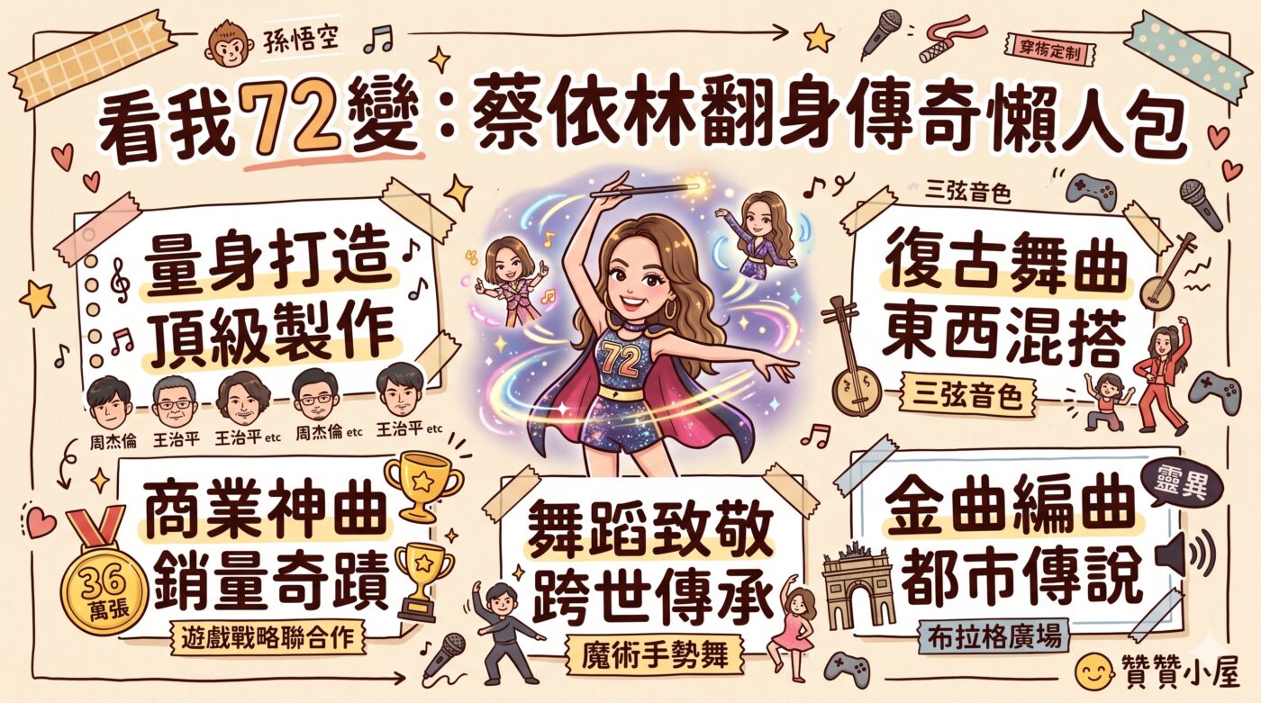 看我七十二變：蔡依林華麗轉型的最重要專輯1