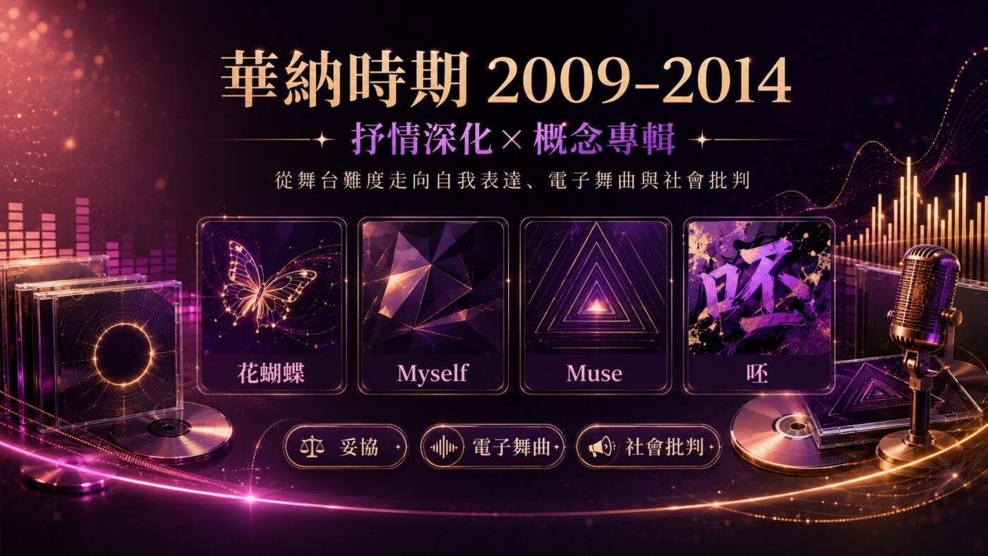 五、蔡依林抒情歌與概念深化：華納時期（2009–2014）