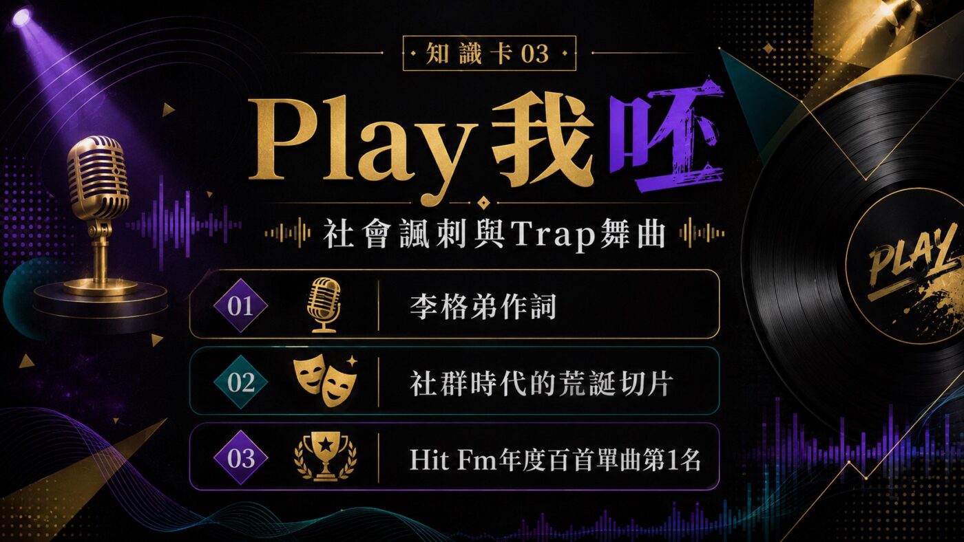 三、Play我呸歌詞：社會諷刺與Trap舞曲