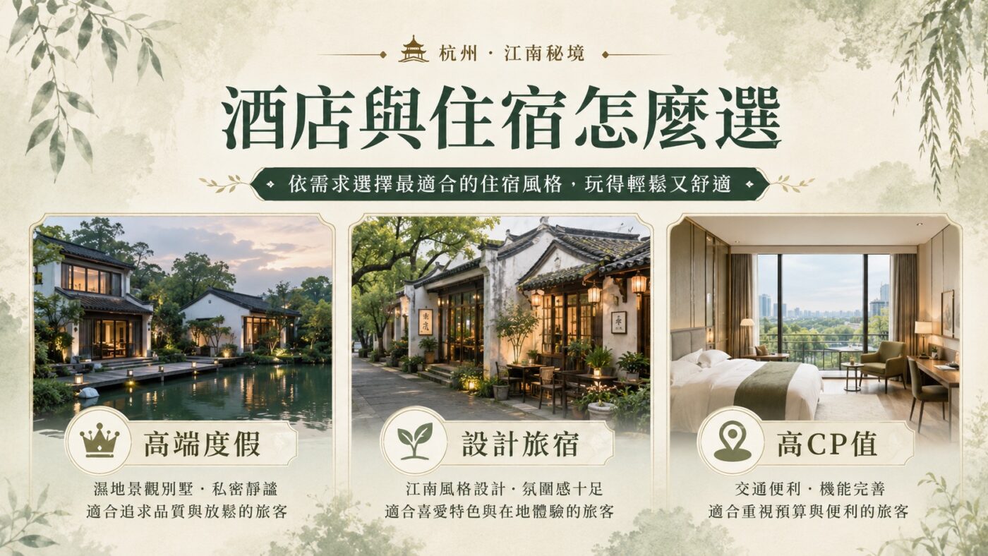 五、西溪濕地酒店與住宿怎麼選