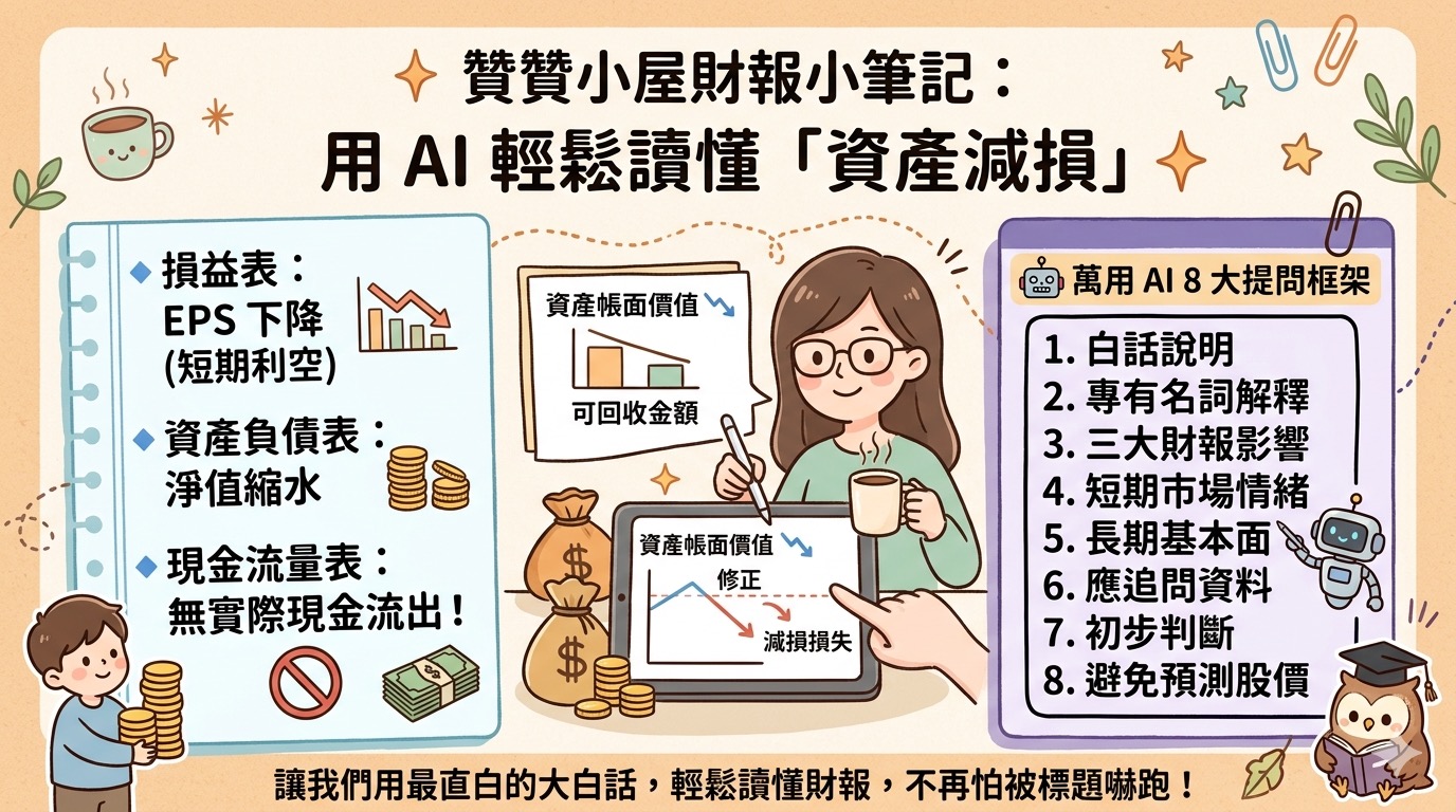 資產減損意思：用 AI 看懂公司重大訊息的 8 大提問1