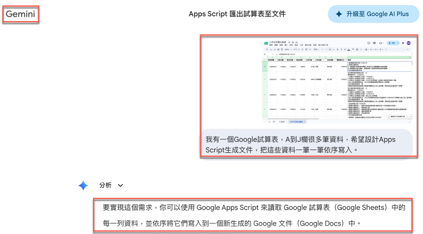 一、上市公司重大訊息公告匯出需求2
