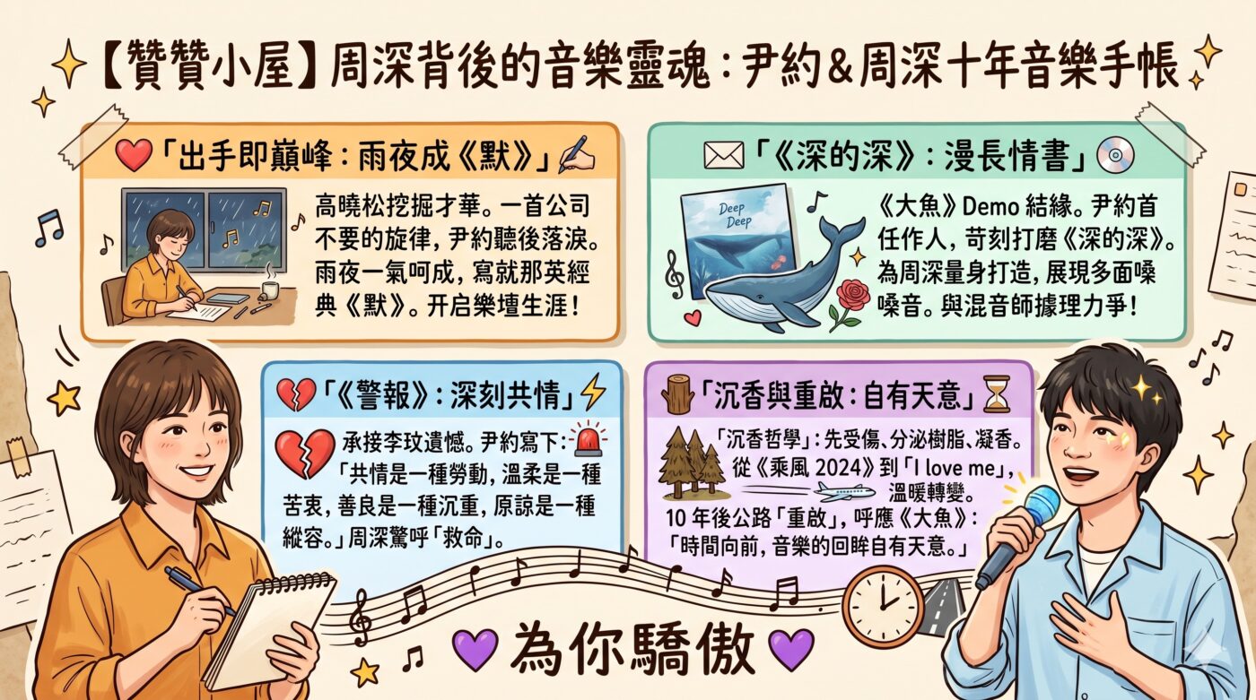 周深姊姊：伴他走過 10 年的音樂創作者尹約1