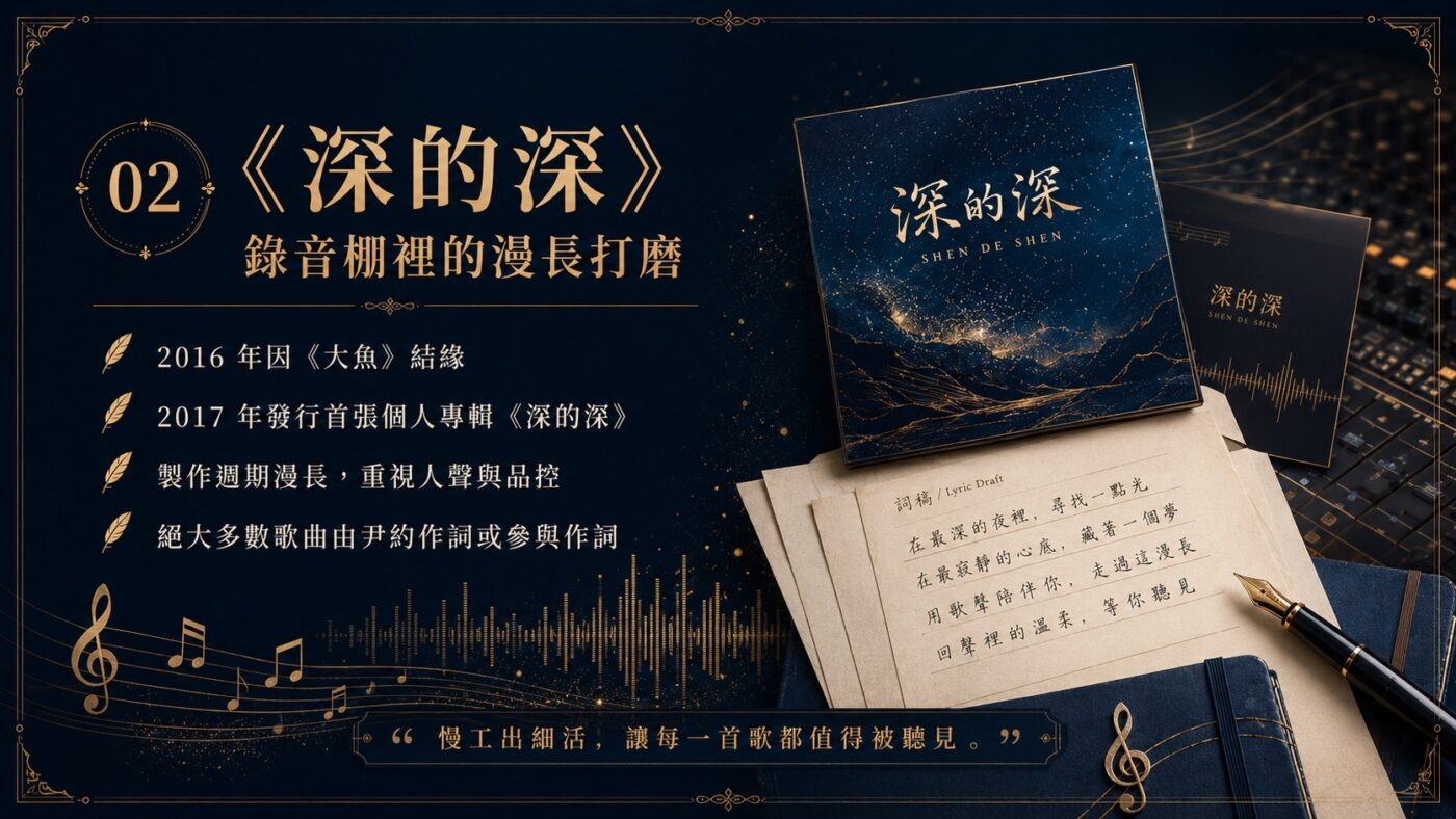 二、尹約寫給周深的信：《深的深》與錄音棚裡的漫長打磨