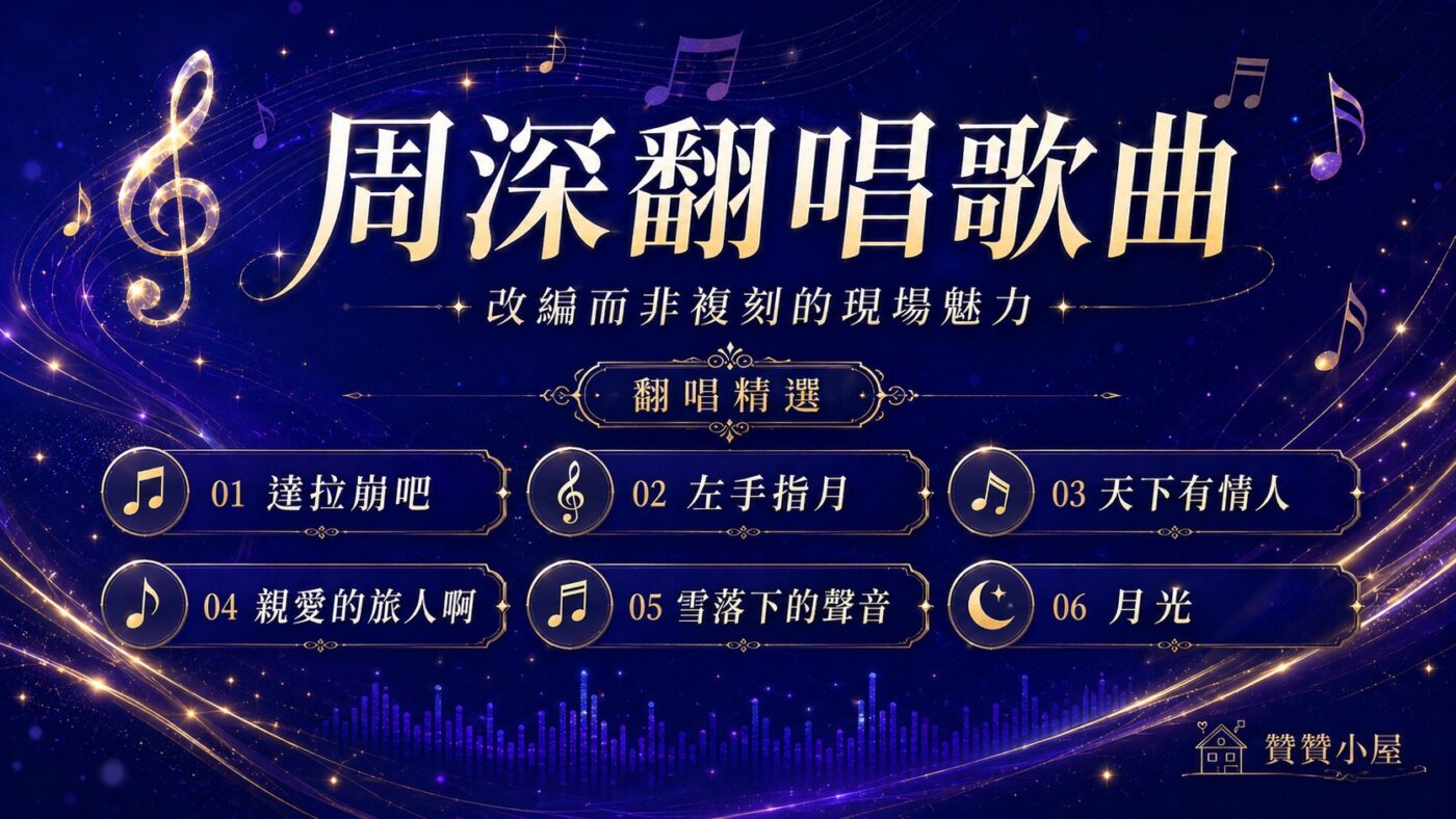 二、周深翻唱歌曲：改編而非複刻的現場魅力