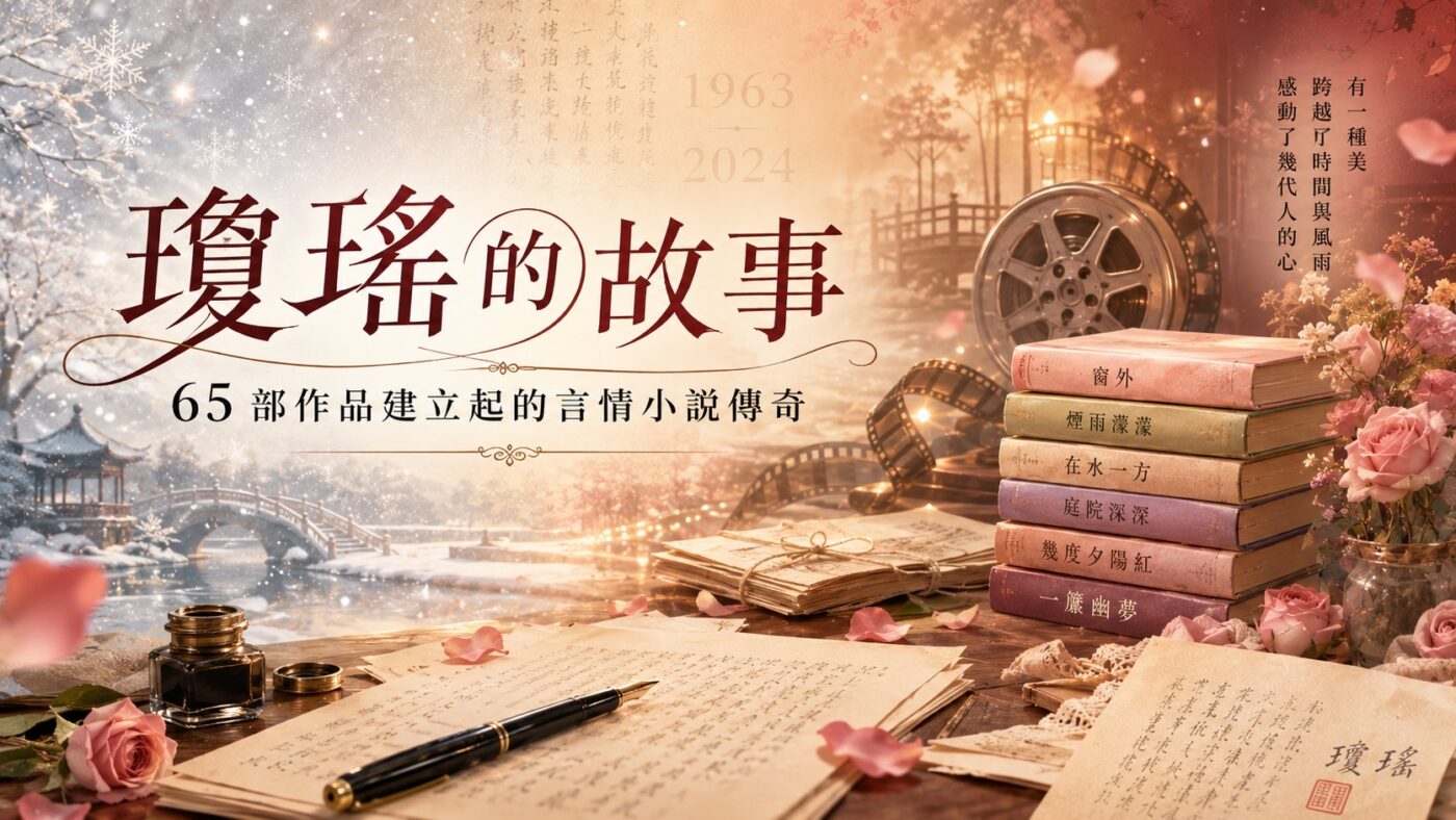 瓊瑤的故事：65 部作品建立起的言情小說傳奇
