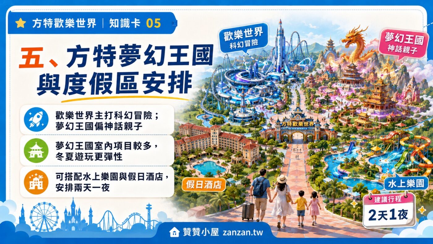 五、方特夢幻王國與度假區安排