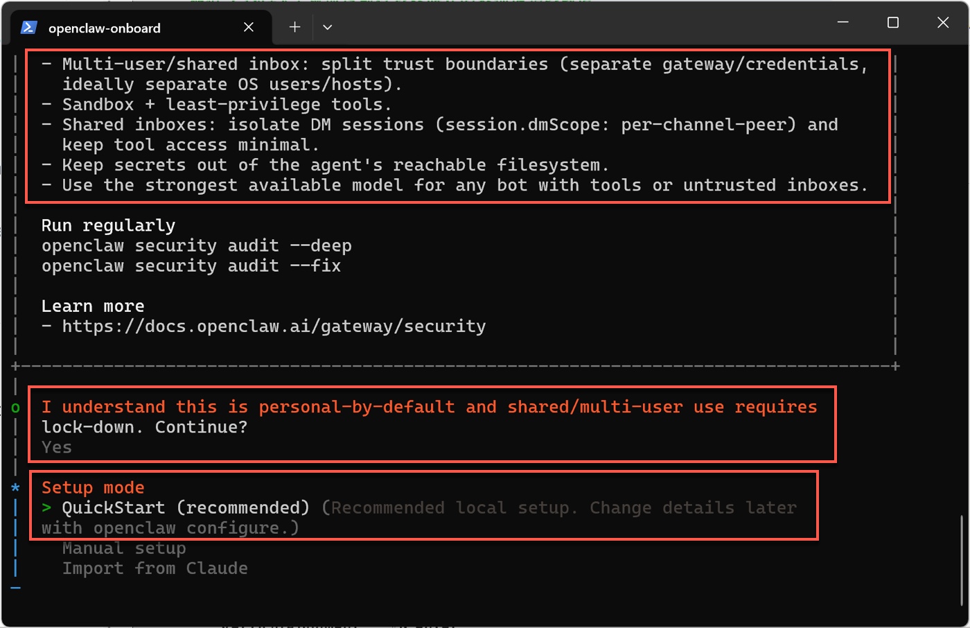安裝 Node.js 與啟動 OpenClaw 設定 2