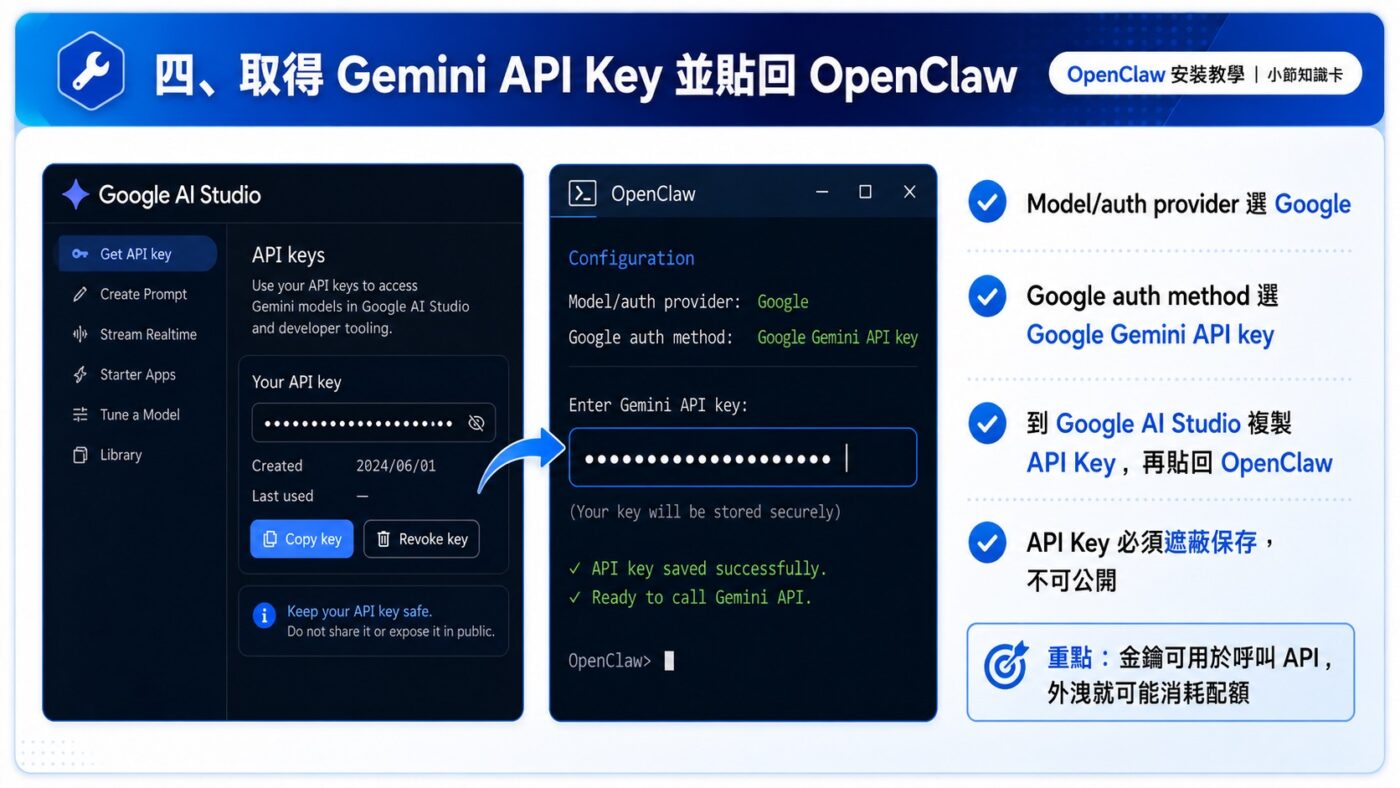 取得 Google Gemini API Key 4