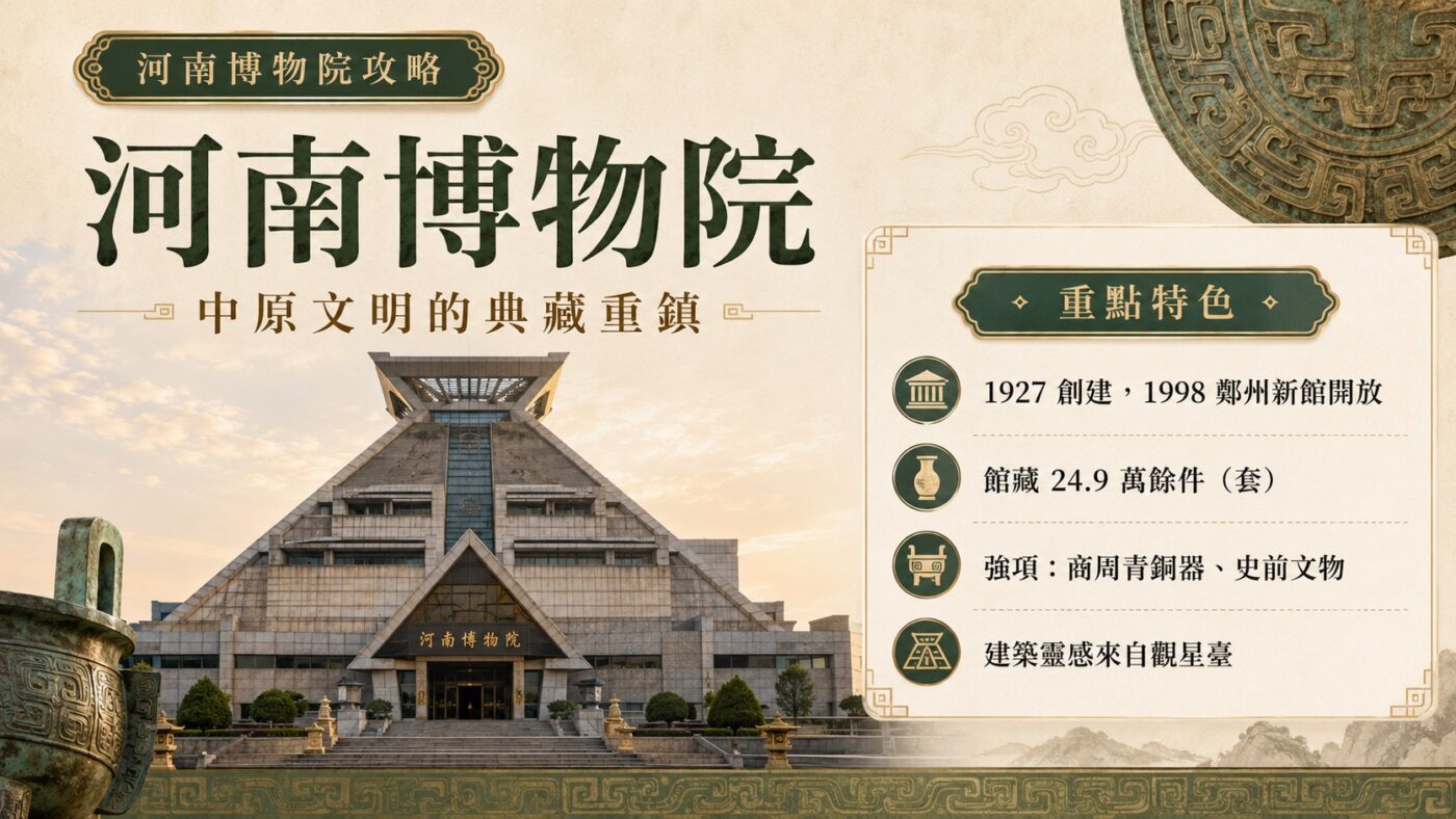 一、河南博物院：中原文明的典藏重鎮
