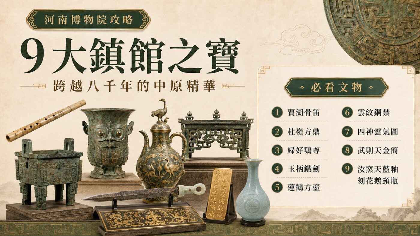 二、9大鎮館之寶：跨越八千年的中原精華