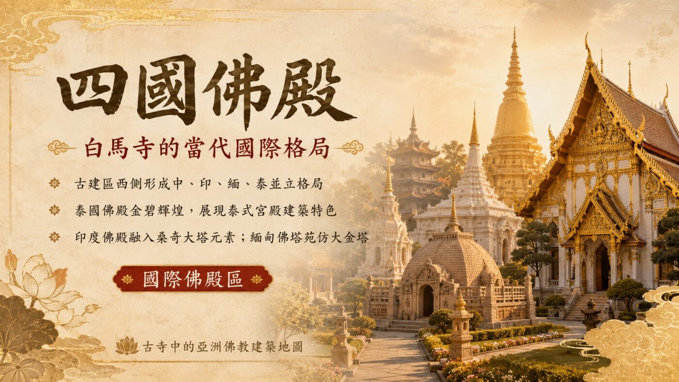 四、四國佛殿：白馬寺的當代國際格局