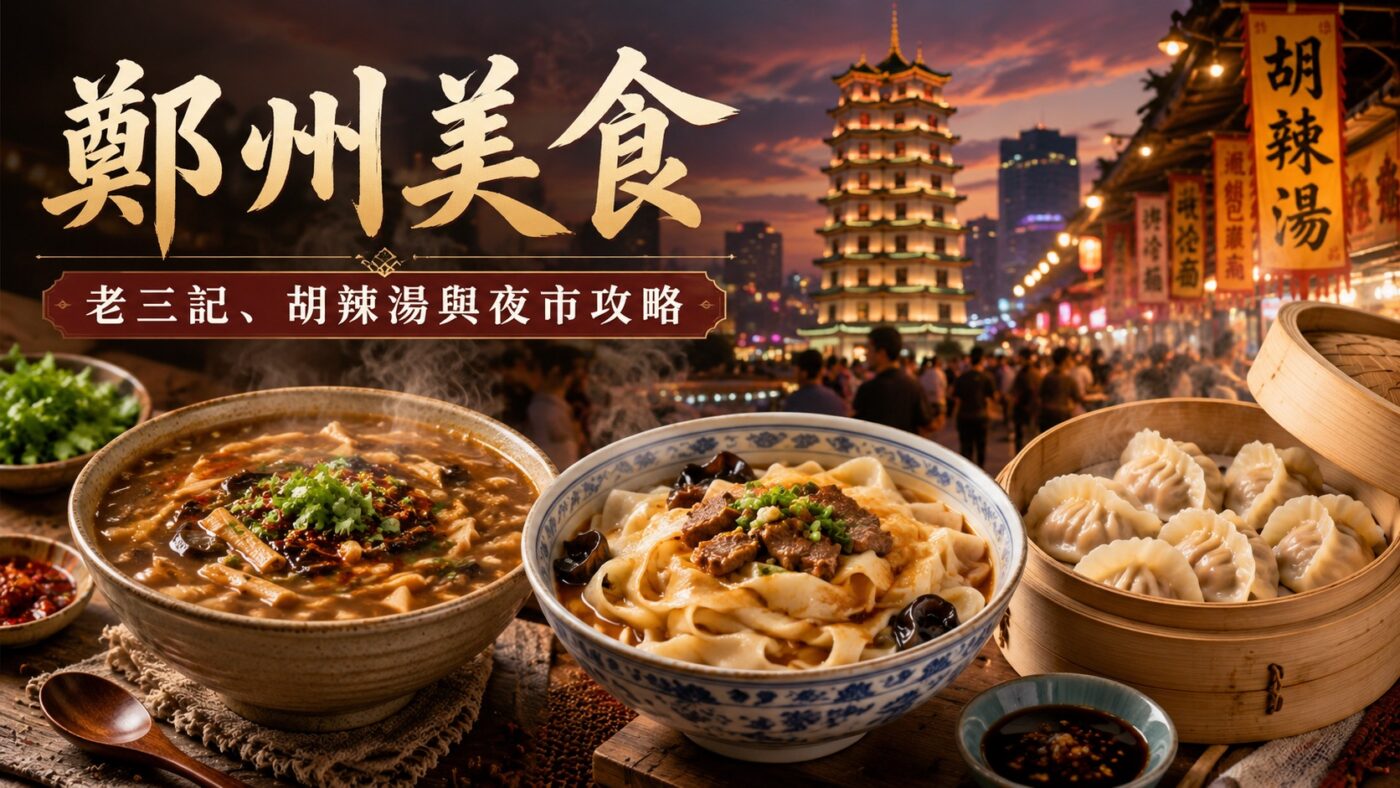 鄭州美食：老三記、胡辣湯與夜市攻略