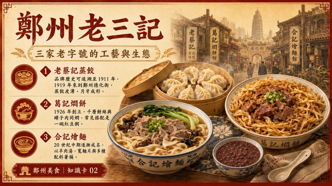 二、鄭州老三記：三家老字號的工藝與生態