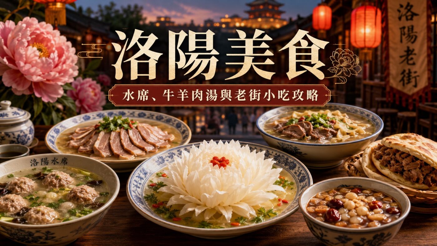 洛陽美食：水席、牛羊肉湯與老街小吃攻略