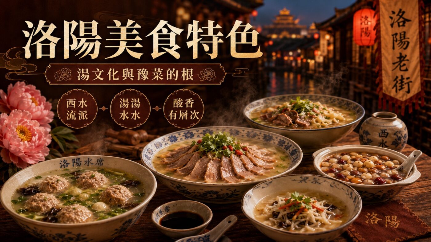一、洛陽美食特色：湯文化與豫菜的根