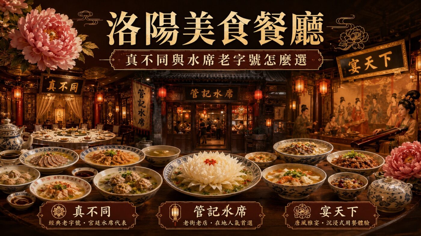 三、洛陽美食餐廳：真不同與水席老字號怎麼選