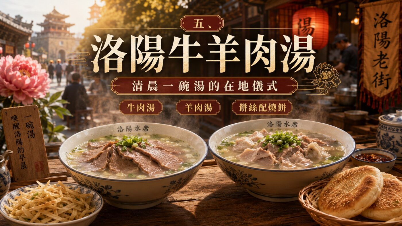 五、洛陽牛羊肉湯：清晨一碗湯的在地儀式
